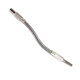 Linnkyfloa Flexibler Verlängerungsschaft-Bithalter für Bohr- und Ratschen-Schraubendreher, 150 mm, 200 mm, 300 mm, 400 mm, Metall, flexible Antriebsstange mit Sechskantanschlüssen (200 mm)
