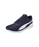 PUMA Unisex Night Runner V3 Road Running Shoe, Navy White, 39 EU