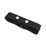 Elastischer Herzfrequenz-Sensor-Gurt aus Silikon, Brustgurt, verstellbare Länge, Silikon-Textur für Trainingsgeräte, Herzfrequenz-Monitor-Gürtel