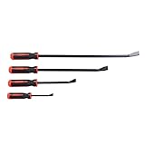 Jectse 4-TeeliGES Hebleyeisen-Set MIT AbgeKelter Spitze, Verstängktes, um 30 ° Gebogenes Autoreifen-Reparaturset