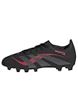 adidas Predator Club Firm Multi Ground Football Boots Kids Fußballschuhe, Core Black/Grey Four/Lucid Red, 29 EU