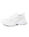 PUMA Women's Fashion Shoes CILIA Trainers & Sneakers, PUMA WHITE-GRAY VIOLET-PUMA SILVER, 39