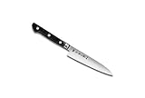 Tojiro Messer - japanische 3 Lagen Messer 3HQ - Pettymesser bzw. Universalmesser PROFI - Klinge 12 cm - Edelstahlzwinge - 801