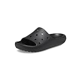 Crocs Classic Slide v2, Unisex Adult Schiebe-Sandalen, Black,