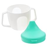 Totority Wasserbecher mit Auslaufsicherer Trainerbecher für Ergonomisches Design Umweltfreundliches Material für Sicheres Trinken Verschütten
