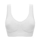 Lana Dessous trägerlose BH Plus Frauen Bandeau dehnbar Dessous Set Edel (White, XXXXXXL)