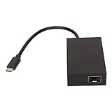 Elprico 100M-Ethernet-Server-Adapter, Stromsparender Optischer High-Speed-USB-C-Port, SFP-Adapter, Ethernet-LAN-Adapter für Desktop-Computer