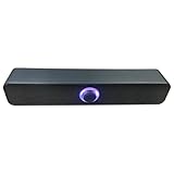 Computerlautsprecher – USB-Stereolautsprecher Mit Lautem, Tiefem Bass, USB-Computerlautsprecher | Soundbar Für Monitor, Projektor, Bühne, Büro, Tablet, Schreibtisch, Klassenzimmer, Musik, Auto, Fernse