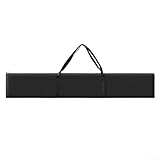 Besttoolifes Doppelseitige Führungsschiene Säge Tasche 1,5 m Führungsschiene Aufbewahrungstasche Schwarz Gleitschiene Aufbewahrungstasche Führungsschiene Tasche Geeignet für Gehrung Kreissägen Zubehör