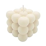 candlery. - Bubble Candle – Vegane & Nachhaltige Design-Kerzen aus Rapswachs – Handmade in Germany - Kerzenmanufakur aus Münster (Creme, 1)