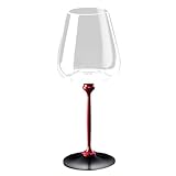 Weinbecher | Weinkelch | Kristallglas rollbarer ergonomischer Aufbewahrungsständer für Cocktails Geburtstag Garten Hochzeit