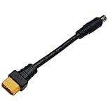 DC8020 bis XT60 Ladekabel - tragbares Stromkabel, Konverter -Stecker | Flexible Verbindung, wärmebeständige Materialien, zuverlässiger Adapter für Energiespeichersysteme, RC-Drohnen, Sonnenkollektoren