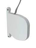 Winrodoor Mini-Aufputz-Gurtwickler mit 5,5 m Gurt – 14 mm breit – weiß – 150 mm Schraubabstand – kompakt & langlebig