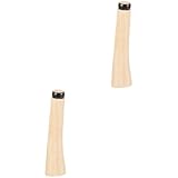 INOOMP 2 Sätze Holzgriff gartenwerkzeuge gartengerät holzwerkzeug holzstiel Austausch des Axtgriffs Griff ersatz Austausch des Beilstiels Griff ersetzen hölzern Griffigkeit Zubehör Metall