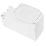 HOMSFOU Praktischer Mülleimer mit Deckel aus PP Kompakter Kleiner Tischabfalleimer Robuster Organizer für Büro Kinderzimmer und Küche