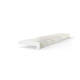 Seiletech.de FENSTERBANK PVC | 15 cm x 90 cm | Marmor | Fensterbrett | für den Innenbereich | Innenfensterbank | Innen | Meterware | Wohnzimmer | Deko | Kunststoff