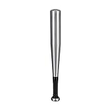 Relaxdays Baseballschläger Aluminium, 18 Zoll, Softballschläger, Baseball und Softball, Aluschläger leicht, Silber