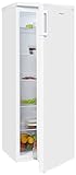 Exquisit Kühlschrank KS320-V-H-040E weiss | 242 L Nutzinhalt | LED-Licht | Türanschlag wechselbar | Glasablagen und Türablagen | Gemüsefach | Weiß