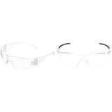 3M Virtua Schutzbrille, Antikratz-Beschichtung, transparente Scheibe, UV, Augenschutz, 26g Leicht & Honeywell 1015370 A800 Sportliche Schutzbrille mit klarer, kratzfester Linse - transluzent