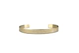 Benutzerdefinierte Handschrift Armband - 7mmGraviert Armband - Gold Open Cuff - Initial Armband - Verstellbare Manschette Armband - 24k Gold-Armband
