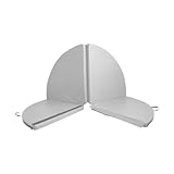 Pole Dance Matte Faltbare Pole Dance Matte Ausrüstung Tanzen Boden Kissen Runde Yoga Pad for Home Gym Studio Outdoor Training Pilates(Grey Thick 5cm)