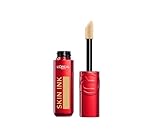L'Oreal Paris Infaillible Skin Ink, Foundcealer, Deckend wie eine Foundation, Leicht wie ein Concealer, bis zu 48H semi-permanentes Make Up, Wasserfest, Schweißfest, Kein Abfärben, Medium Warm 290