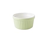 YSHALISA Creme Brulee Schälchen Keramik-Auflaufförmchen, 240 ml, 6er-Set, ofenfest, Creme-Brulee-Auflaufförmchen, Pudding-Creme-Creme-Soufflé-Ramiken, Dip-Sauce(6 pcs Green)