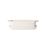 Villeroy und Boch - Pasta Passion Lasagne-Form, Auflaufform aus hochwertigem Porzellan für 1 Person, 967 ml, 25 x 14 x 8 cm, spülmaschinenfest