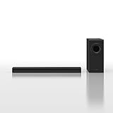 Panasonic SC-HTB490 Soundbar 320 W, Surround 2.1, Bluetooth, Wireless-Subwoofer, HDMI-ARC, Wandmontage, Fernbedienung, Audio-Modus, Schwarz