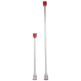 DIYEAH 2 Stück Verlängerungsstange für Spritzpistolendüse mit rotem Schutz, Ersatzwerkzeug für Airless-Farbspritzpistolen (30 cm, 50 cm)