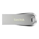 SanDisk Ultra Luxe USB 3.2 Flash-Laufwerk 128 GB (USB 3.2 Gen 1- und USB 3.0-fähig, 400 MB/s, Passwortschutz, Software zur Datenwiederherstellung)