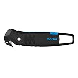 MARTOR Sicherheitsmesser, Verdeckte Klinge, SECUMAX 350, Profi Cuttermesser, Klebebandritzer, Leicht, Kunststoff, Rechts- & Linkshänder, GS Geprüft