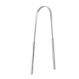Zungenreiniger Edelstahl, 'U'-Form Tongue Scraper, Tongue Cleaners, Sicher und Komfortabel, Fördern Sie die Mundhygiene