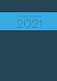 Praxisplaner 2021: Großer Terminplaner 2021 mit Datum, Uhrzeiten mit 15 Minuten Takt, 1 Woche pro Doppelseite für eine übersichtliche Terminplanung