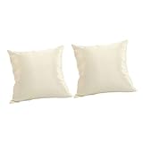 Cabilock 2 Stück Kunstseide Kissenbezüge Lendenwirbelsäule Dekorative Kunstseide Kissenbezüge Für Zuhause Couch Kissen Nackenrolle Für Couch Bezug Für Sofa Kissenbezug