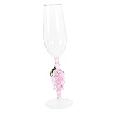 OKUMEYR Traubenkelch Bierkrug Party-trinkgläser Wein Schnabeltasse Cocktailgläser Mit Stiel Weingläser Becher Sipper Weingläser Burgunder Brille Dekorative Weinflöte Transparent Glas