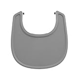 Stokke Tray für Nomi, Grey - Einfach am Stokke Nomi Baby Set zu befestigen - Spülmaschinenfester, lebensmittelechter Kunststoff