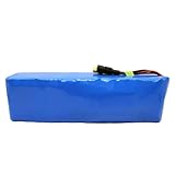 Sicheres und intelligentes Laden 48 V 100 Ah 1000 W 13S3P XT60 48 V Lithium-Ionen-Akku 80000 mAh for 52 V E-Bike Elektro-Fahrrad-Roller mit BMS + 54,6 V Ladegerät Perfekte Ersatzbatterien (Color : 48