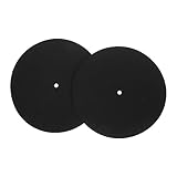 Gadpiparty 2 Stück Grammophon Schallplattenmatte Schallplattenreiniger Schallplattenspieler Halter Vinyl Plattenteller Plattenspieler Set Platten Vinyl Player Schallplatten Decked
