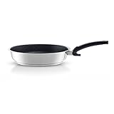 Fissler Adamant Premium / beschichtete Edelstahl-Pfanne (Ø 28 cm) Bratpfanne-antihaftend, kratzfest - Induktion, Silber