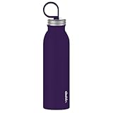 Aladdin Chilled Colour Thermavac Trinkflasche Edelstahl 0.55L Purple – Thermosflasche Hält 9 Stunden Kalt - Doppelwandige Vakuumisolierung - Wasserflasche BPA-Frei - Spülmaschinenfest