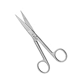 Anziehschere 14 cm, Erste Hilfe, tierärztliche Verwendung, Stillschere, Zuhause, Büro, Allzweckschere (scharf/scharf – gerade)