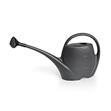 Gießkanne klein mit Brause für den Zimmerpflanzen 2,5 L - Blumengießkanne aus Hochwertigem Kunststoff - Giesskanne für Innen- und Außenbereich - Ideal für Zimmerpflanzen, Anthrazit