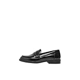 ONLY Damen ONLLUX-1 PU Loafer NOOS Slipper, Black, 39 EU