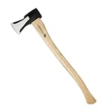 HÖGERT TECHNIK Spaltaxt 2000g, Hickory-Holzgriff,...