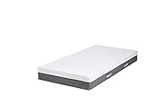Genius eazzzy Matratze Deluxe 90x200 cm - orthopädische Visco Kaltschaummatratze mit 3-Zonen und 20cm Höhe H2-H3 | Komfort, Haltbarkeit + Anti-Rutsch-Cover - TÜV-Siegel
