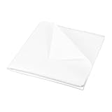 JIYIN Bügelvlies Weiß, 200 x 100 cm Aufbügelbarer Vlieseline Leichtes Gewicht Einseitig Einlagestoff für BüGelfalten,NäHhandwerk, Verstärkte Bekleidung(Leichtgewicht)