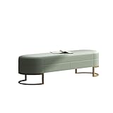 Ottoman-Bank aus echtem Leder, für Schlafzimmer, Wohnzimmer und Flur, stilvolle Bettende, Aufbewahrungslösung, 100 x 40 x 45 cm, perfekt für wichtige Dinge