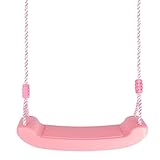 Robuster Swing-Sitz, -Schwingsitz, Spielplatz-Schwingsitz, ergonomischer bequemer Sitz mit verstellbarem Seil für drinnen und draußen
