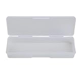 BlesConi | Rechteckiger Kunststoff Organizer für Nagelzubehör | Sortierbox für Nagelkunst, Strasssteine & Werkzeuge | Farben: Weiß, Grün, Blau, Rosa, Gelb (1 Stück)